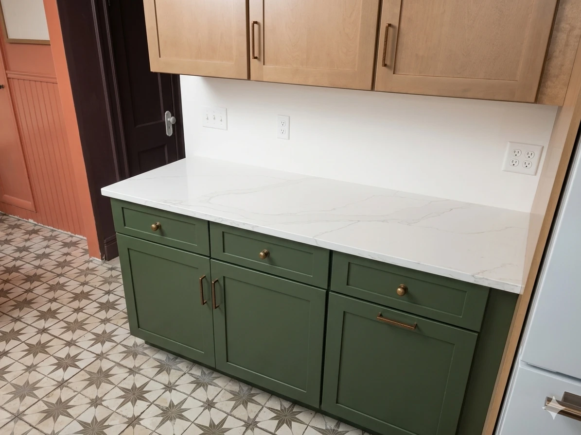Kitchen remodeling detail