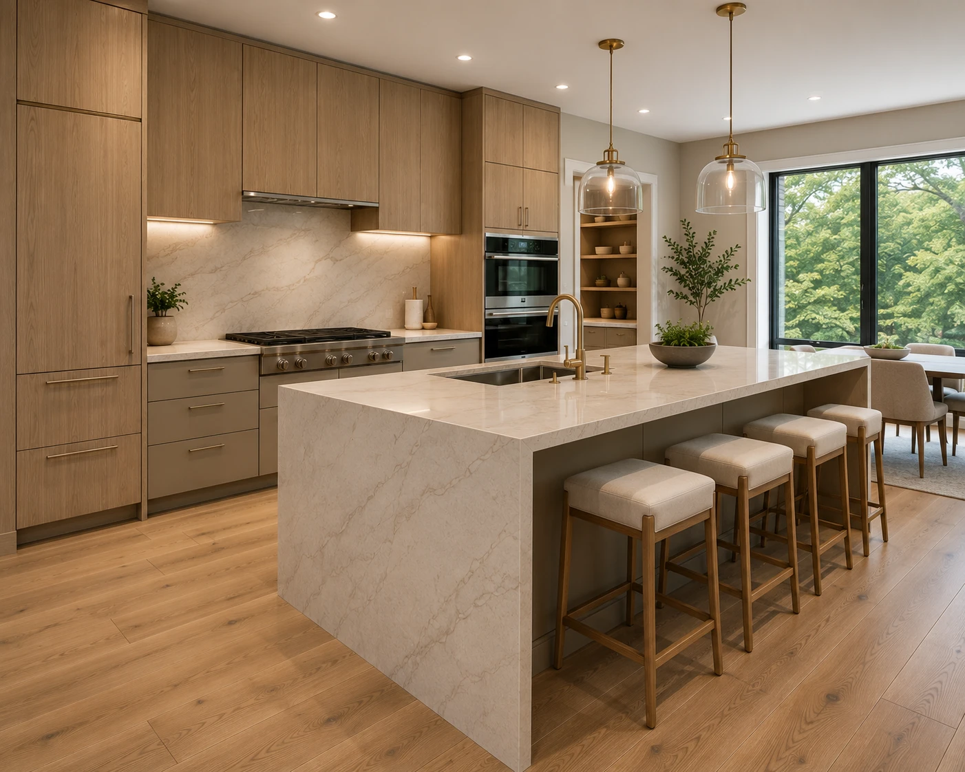 Modern kitchen remodeling project